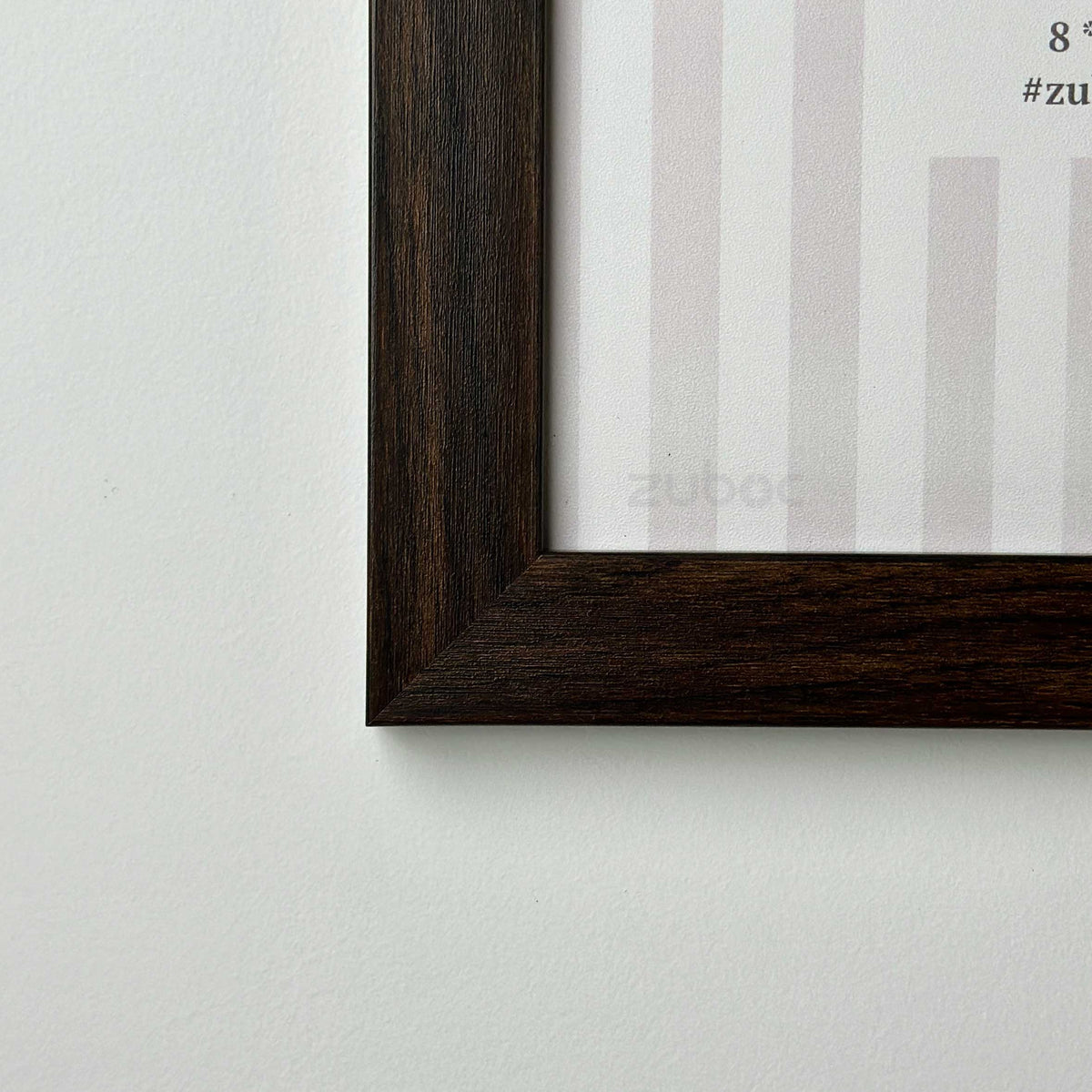 Dark Brown Photo Frame (1”, 8x8”)