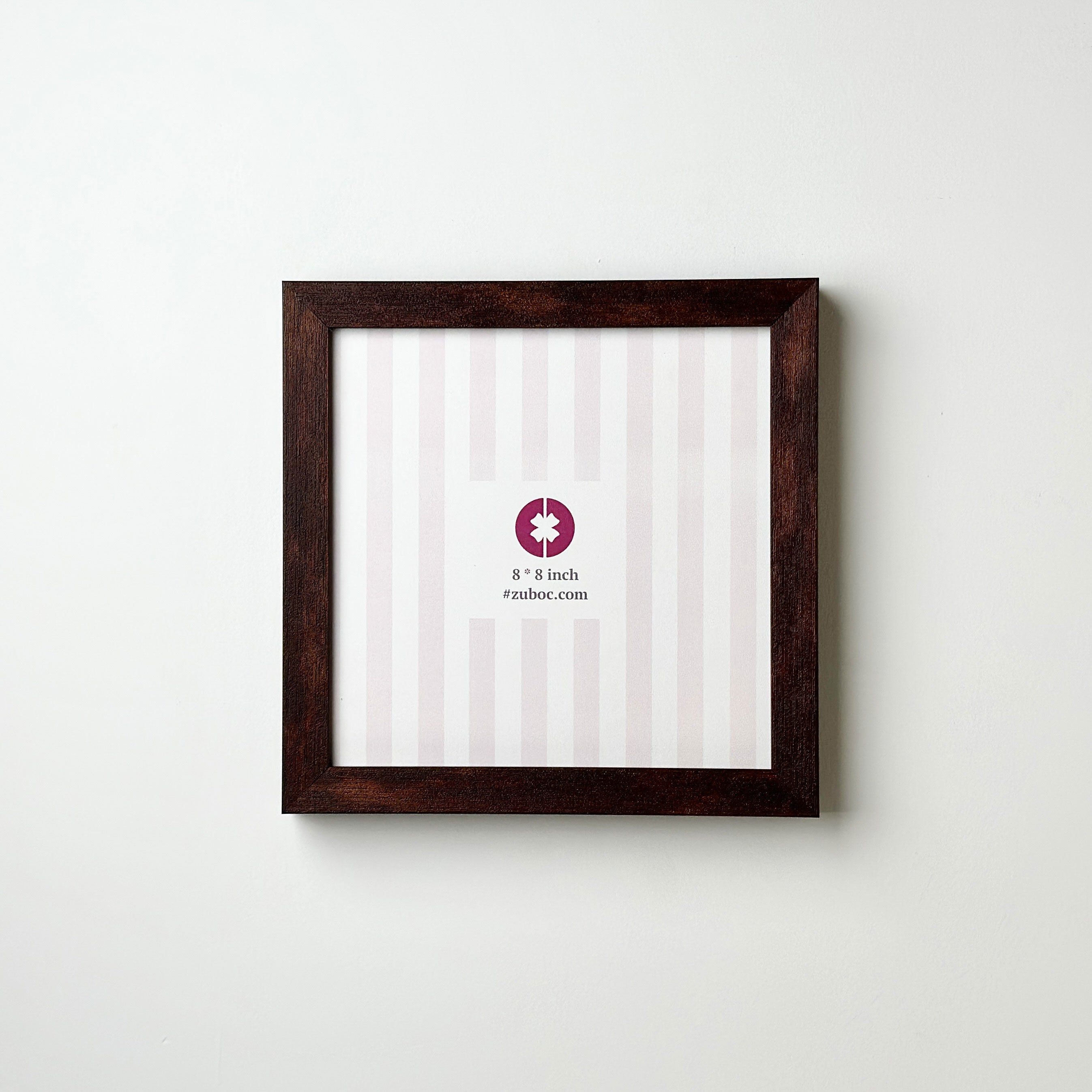 1” Dark Brown Photo Frame (8x8”)