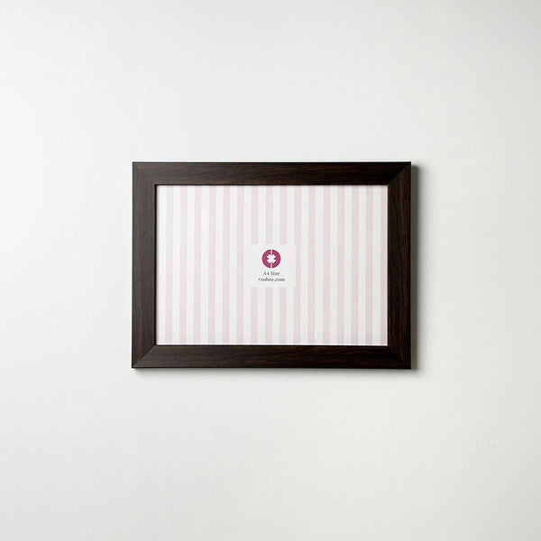 Dark Brown Photo Frame (1”, A4)