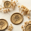 Custom Wax Seal and Dry Flower Set (Set of 25)