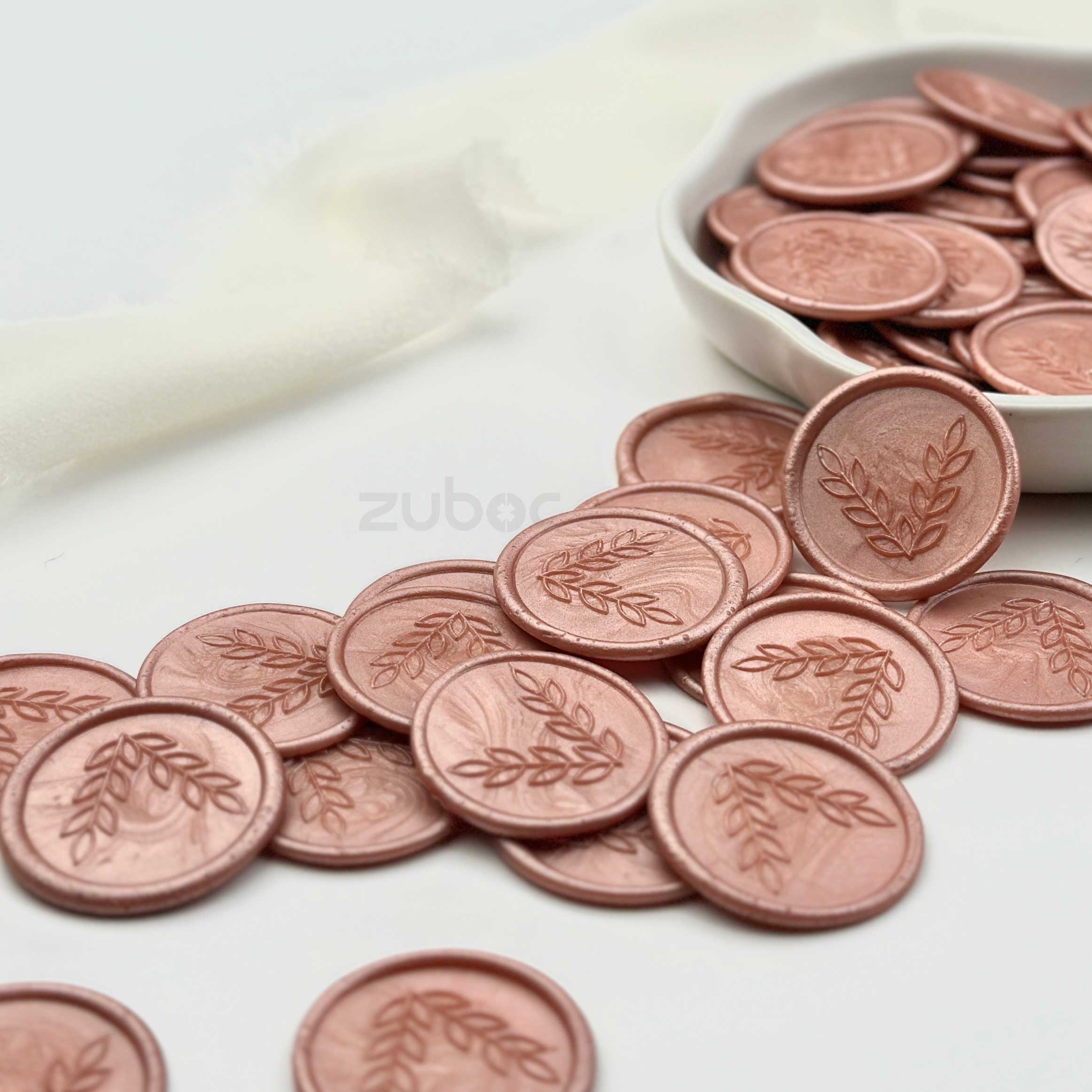 Duo Branch Wax Seal -Rose Gold(Set of 5)