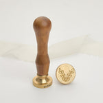 Duo Branch Wax Stamp with Wooden Handle