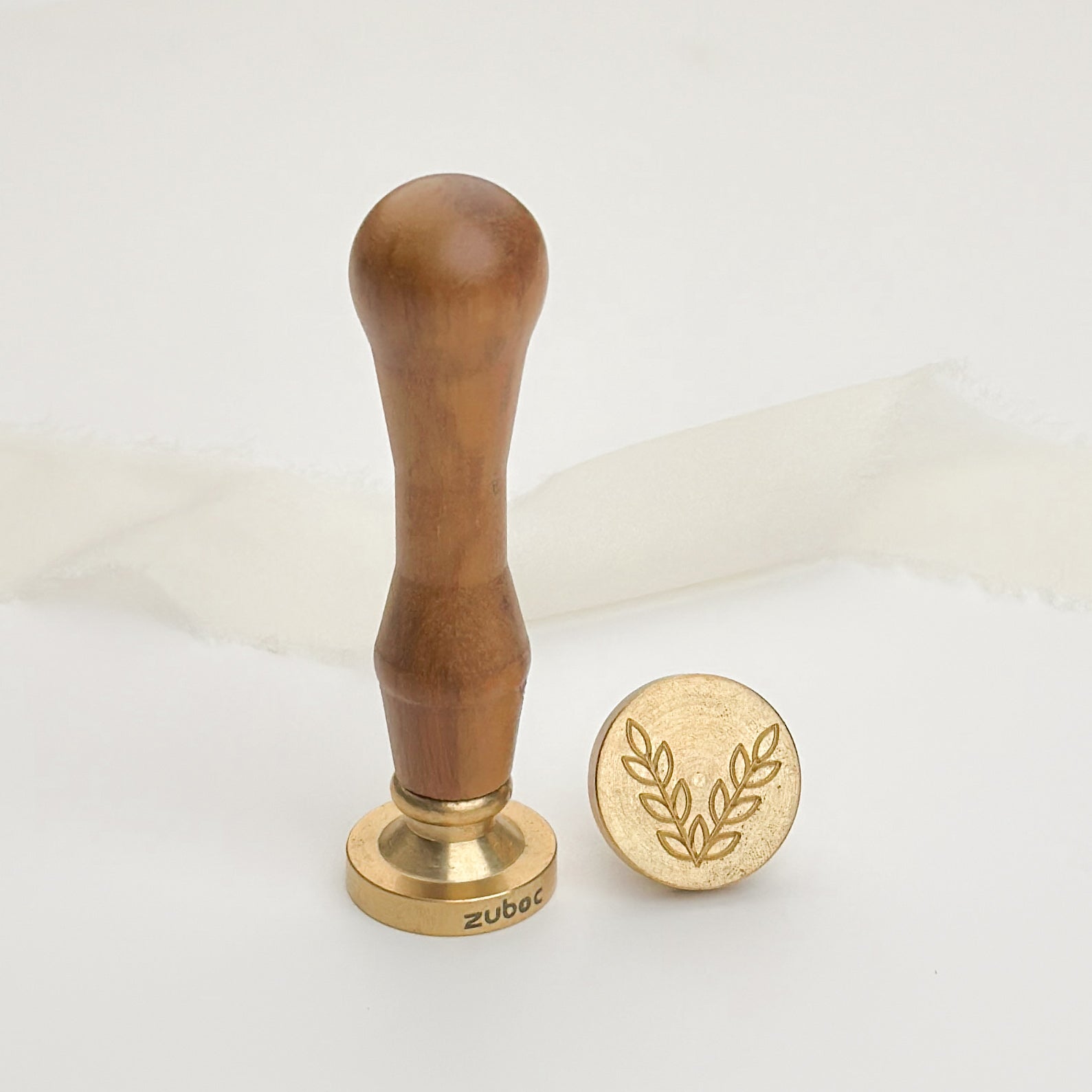 Duo Branch Wax Stamp with Wooden Handle