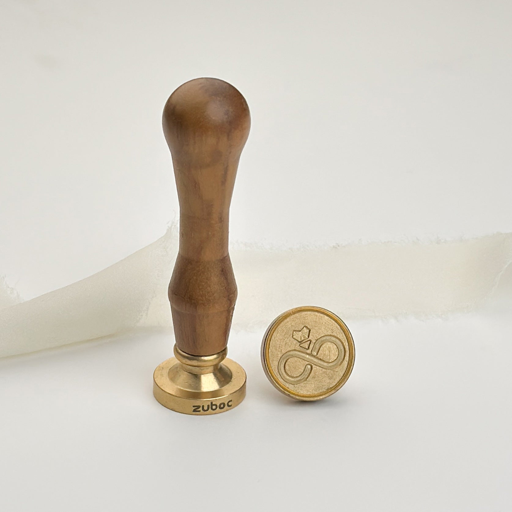 Engagement Wax Stamp with Wooden Handle