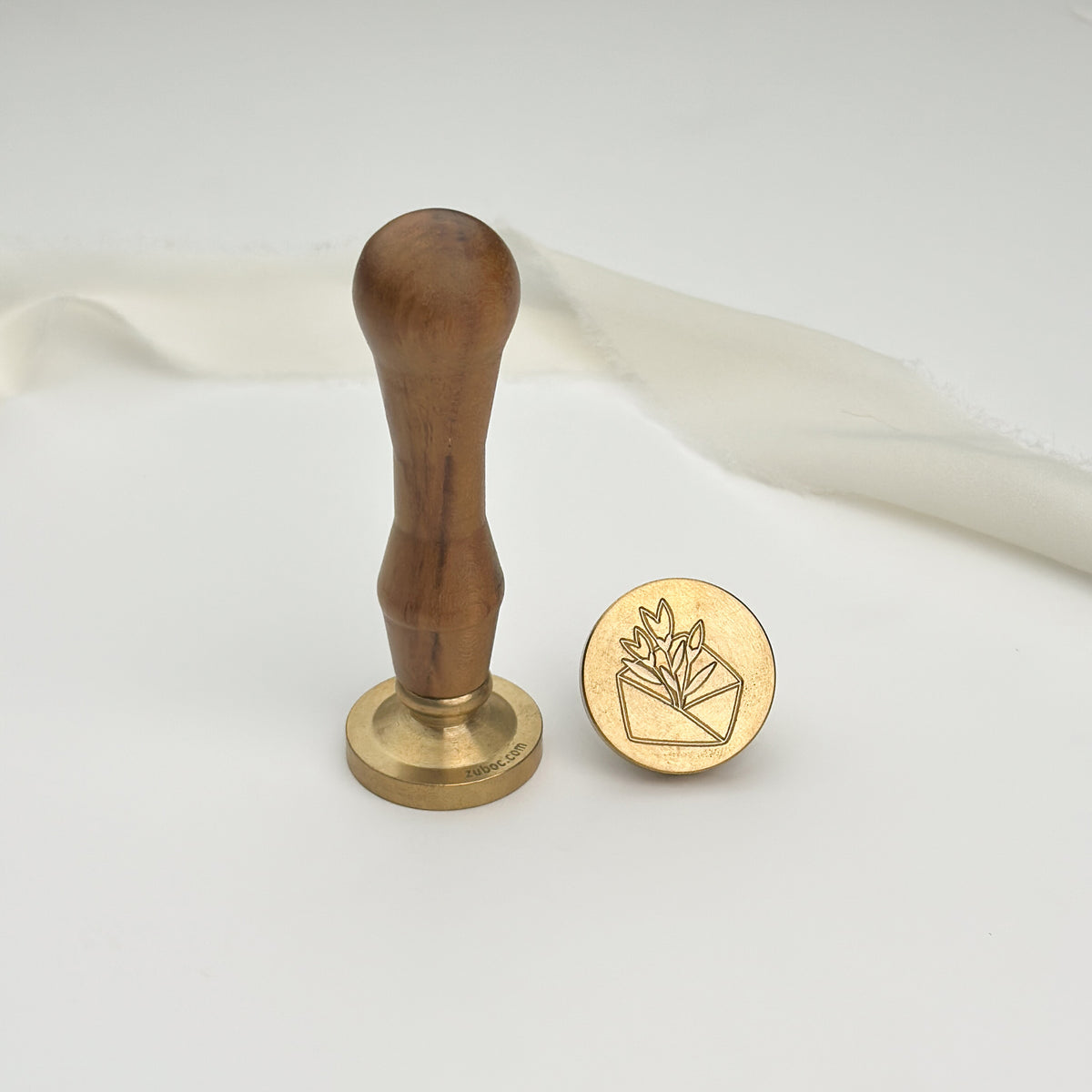 Envelope Wax Stamp with Wooden Handle