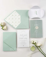 Personalized Fairy tale Wedding Invitation suites (Set of 50)