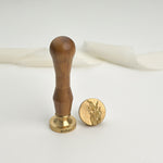 Fern Wax Stamp with Wooden Handle