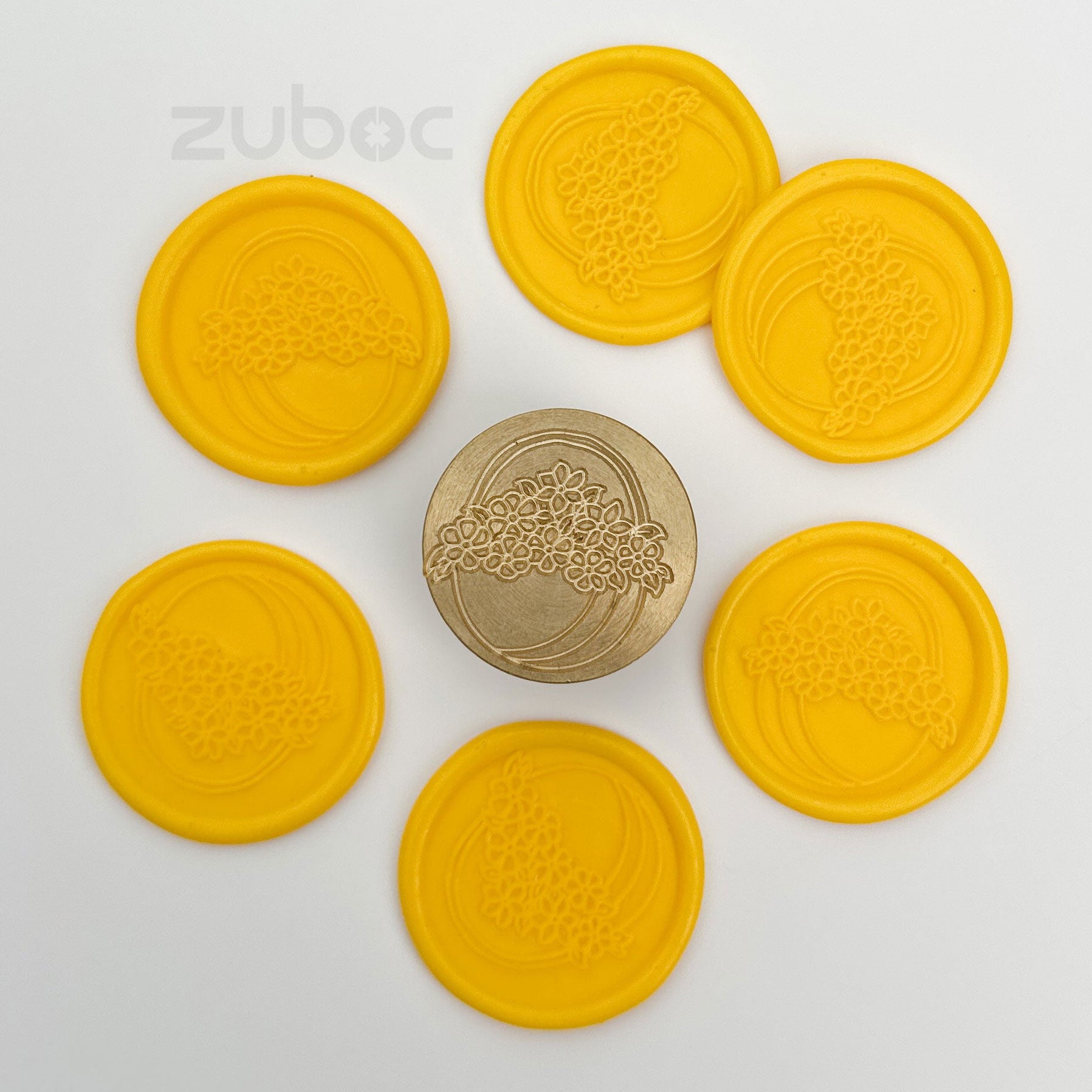 Brown wax stamp for DIY projects