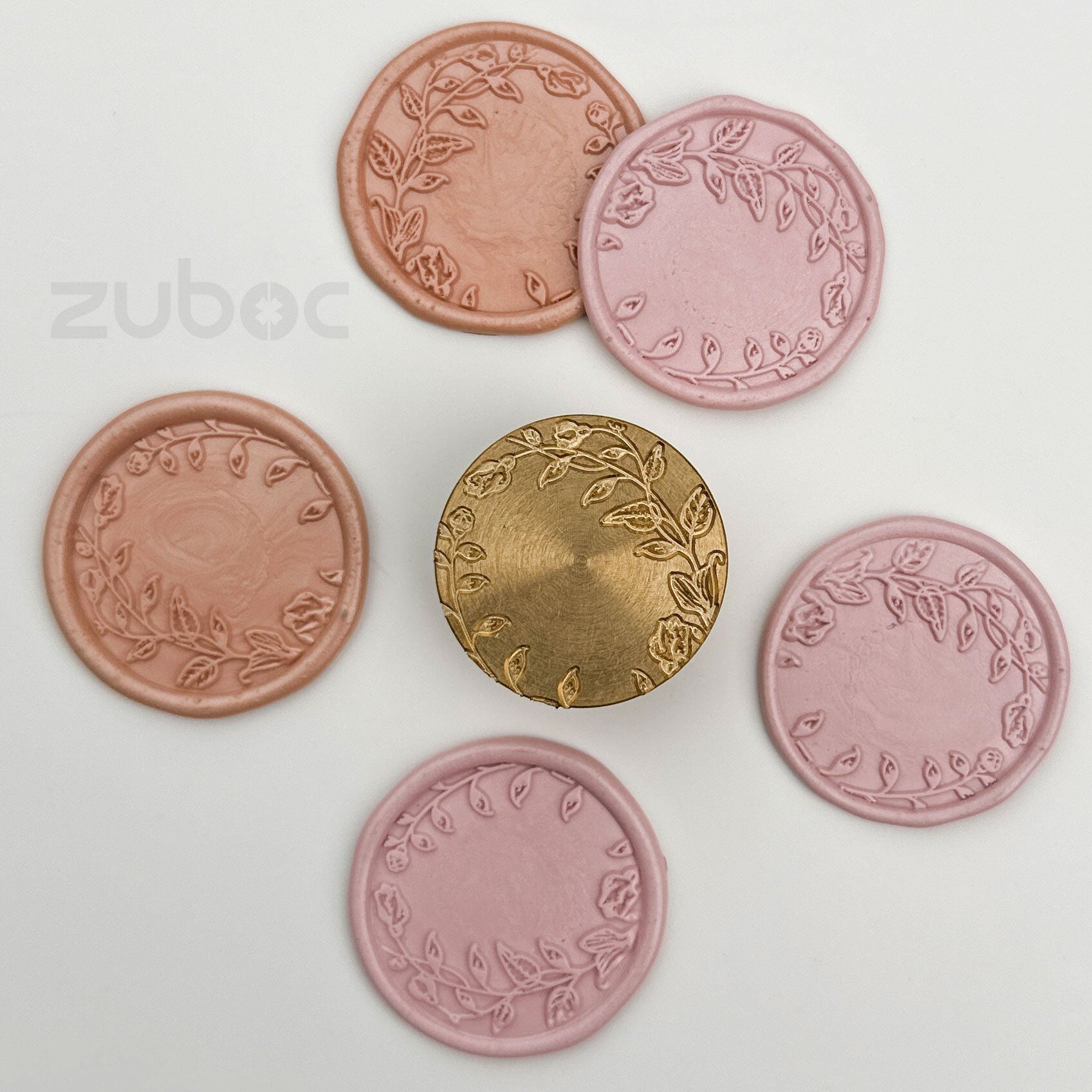 Brown wax stamp for DIY projects