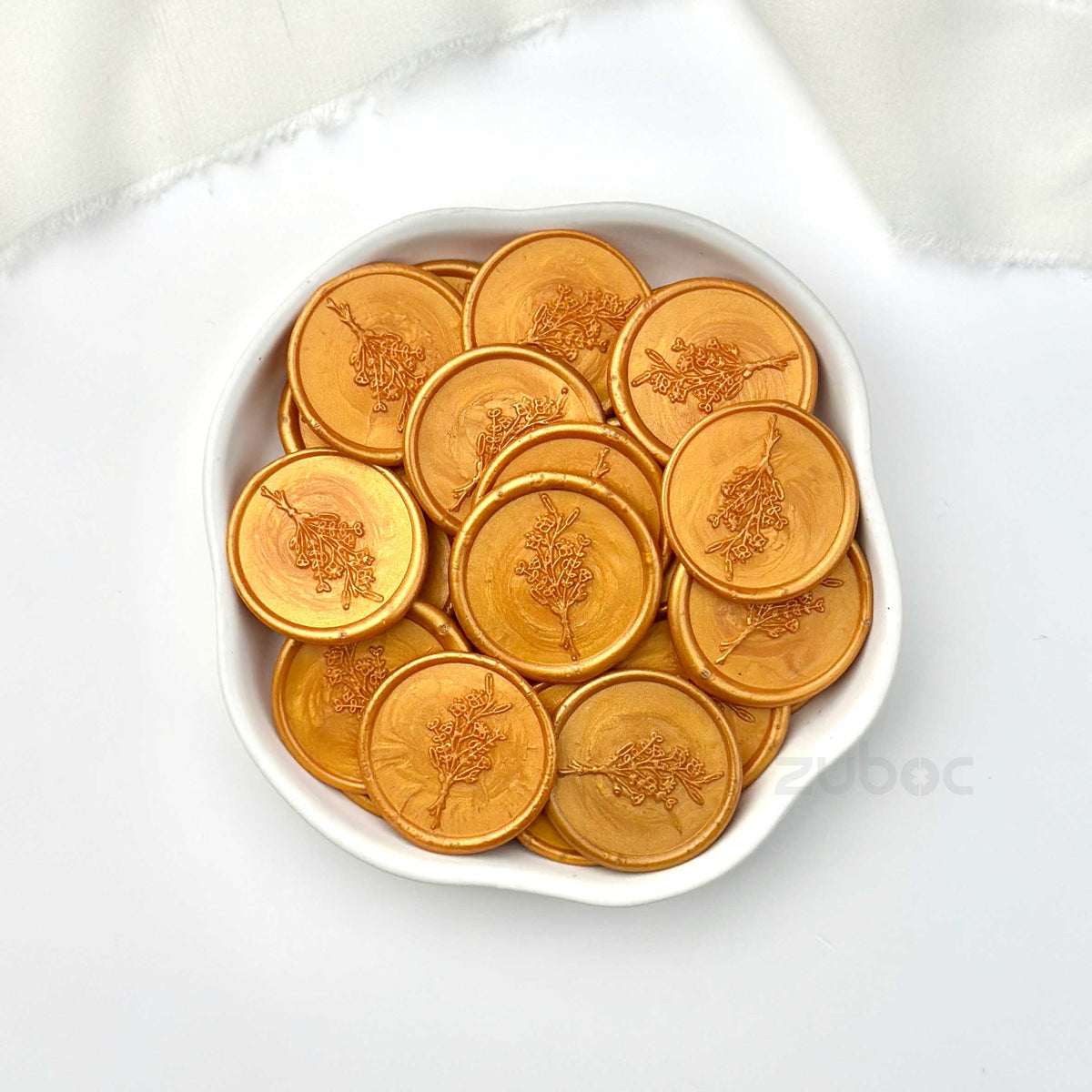 Flower Cluster Wax Seal for Invitations (Set of 5)