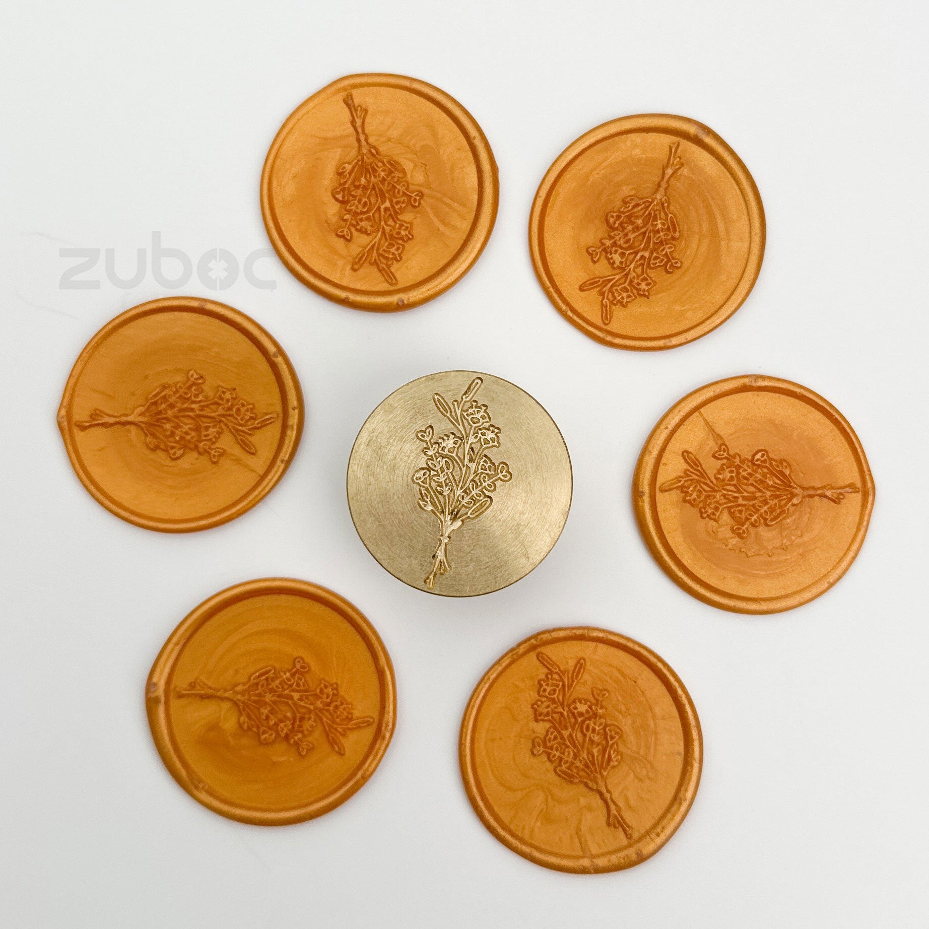 Gold wax stamp for DIY projects