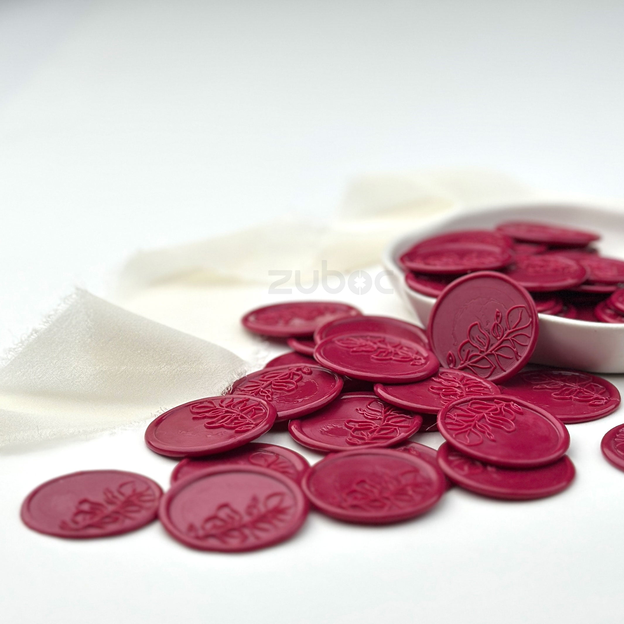 Foliage Wax Seal - Magenta (Set of 5)