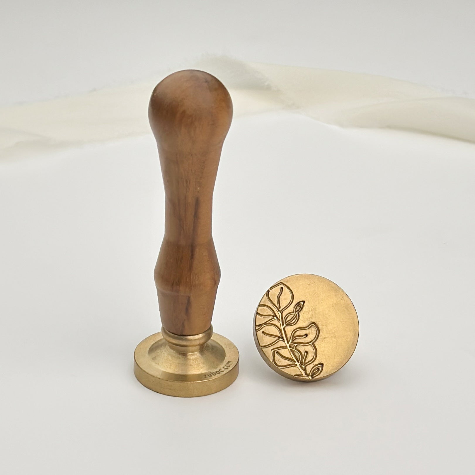 Foliage Wax Stamp with Wooden Handle