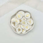 Gold Foil Wax Seal for Invitations (Set of 5)