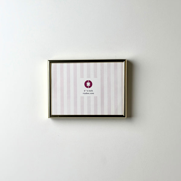 Gold Metallic Photo Frame - (A5)