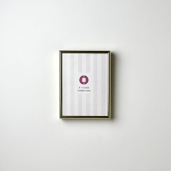 Gold Metallic Photo Frame - (A5)