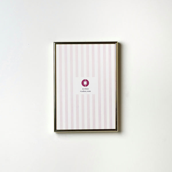 Gold Metallic Photo Frame (A4)