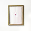 Golden Vintage Photo Frame (1”, A4)