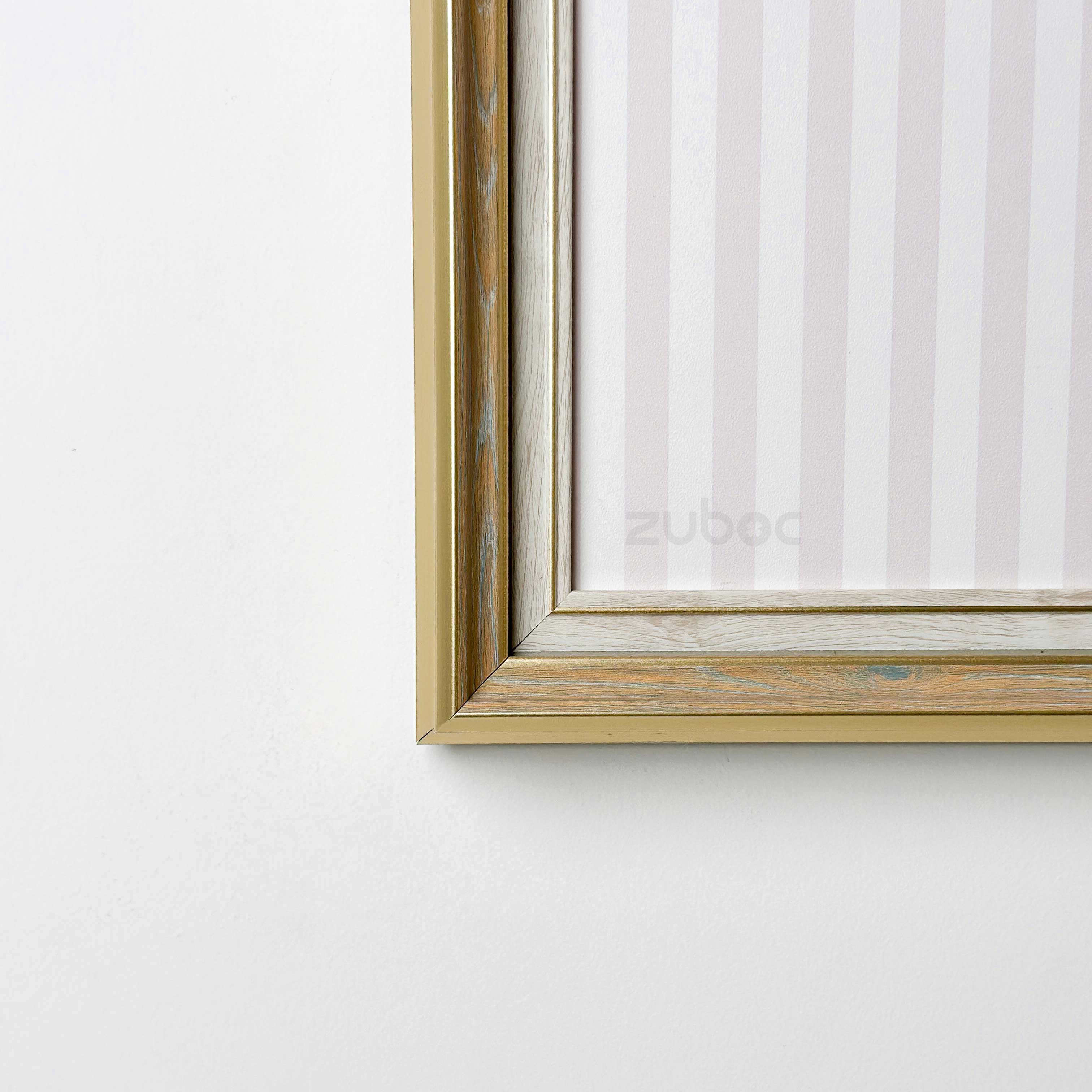 1” Golden Vintage Photo Frame (A4)