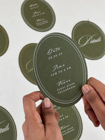 Olive Heirloom Wedding Invitation (Set of 50)