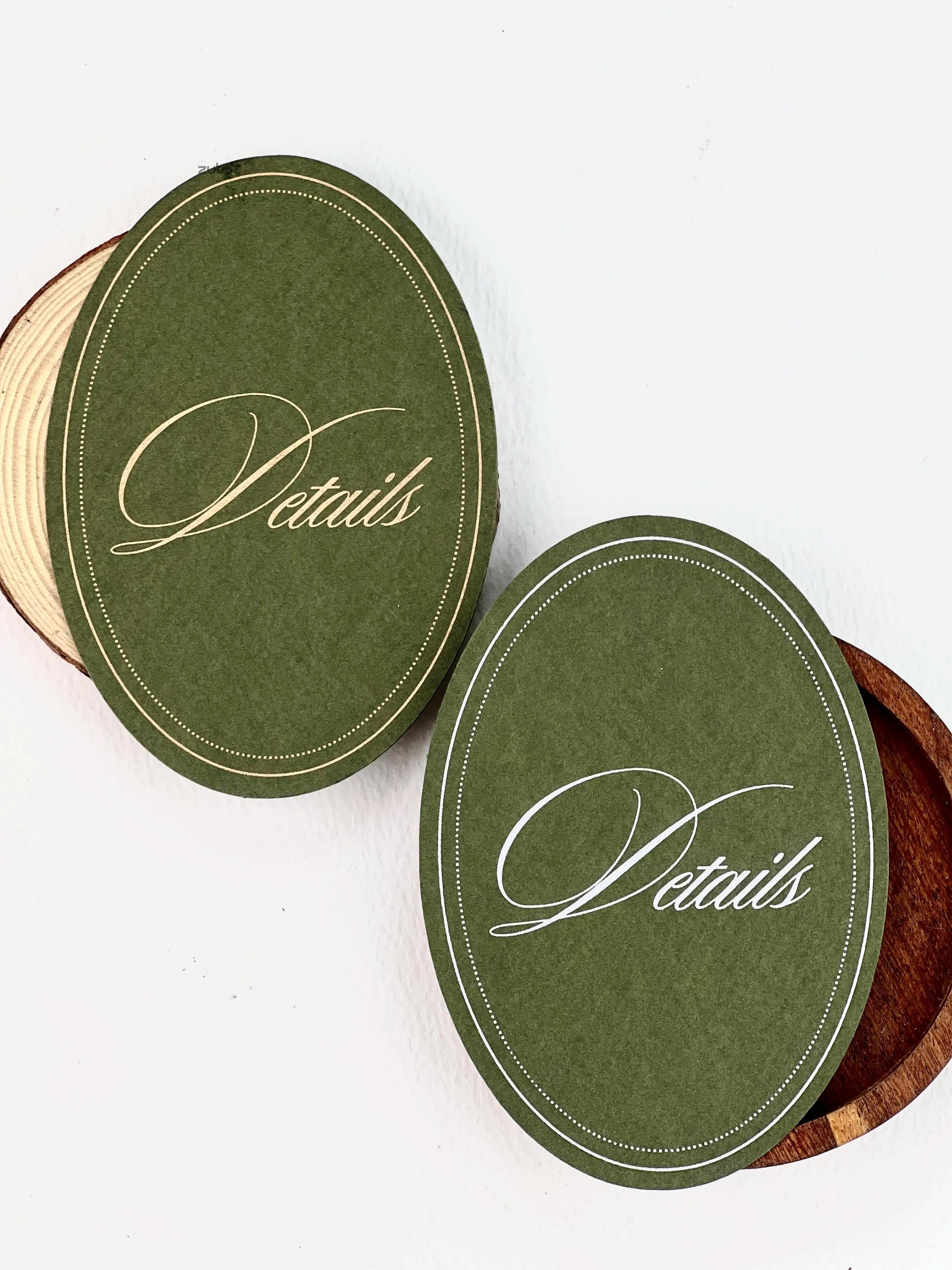 Olive Heirloom Wedding Invitation (Set of 50)