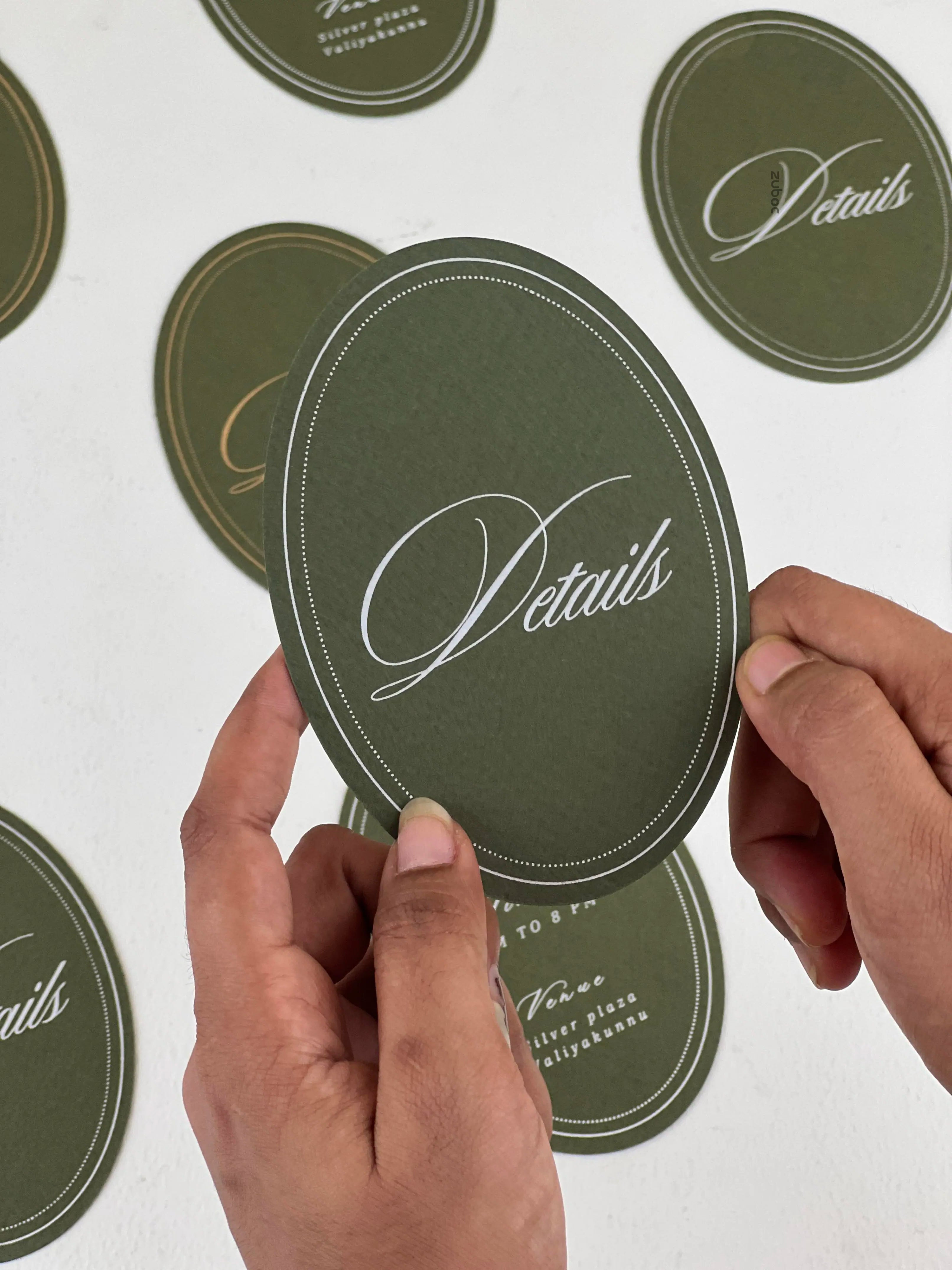Olive Heirloom Wedding Invitation (Set of 50)