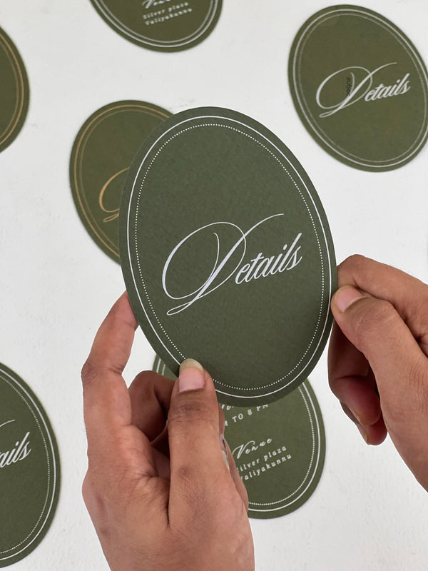 Olive Heirloom Wedding Invitation (Set of 50)