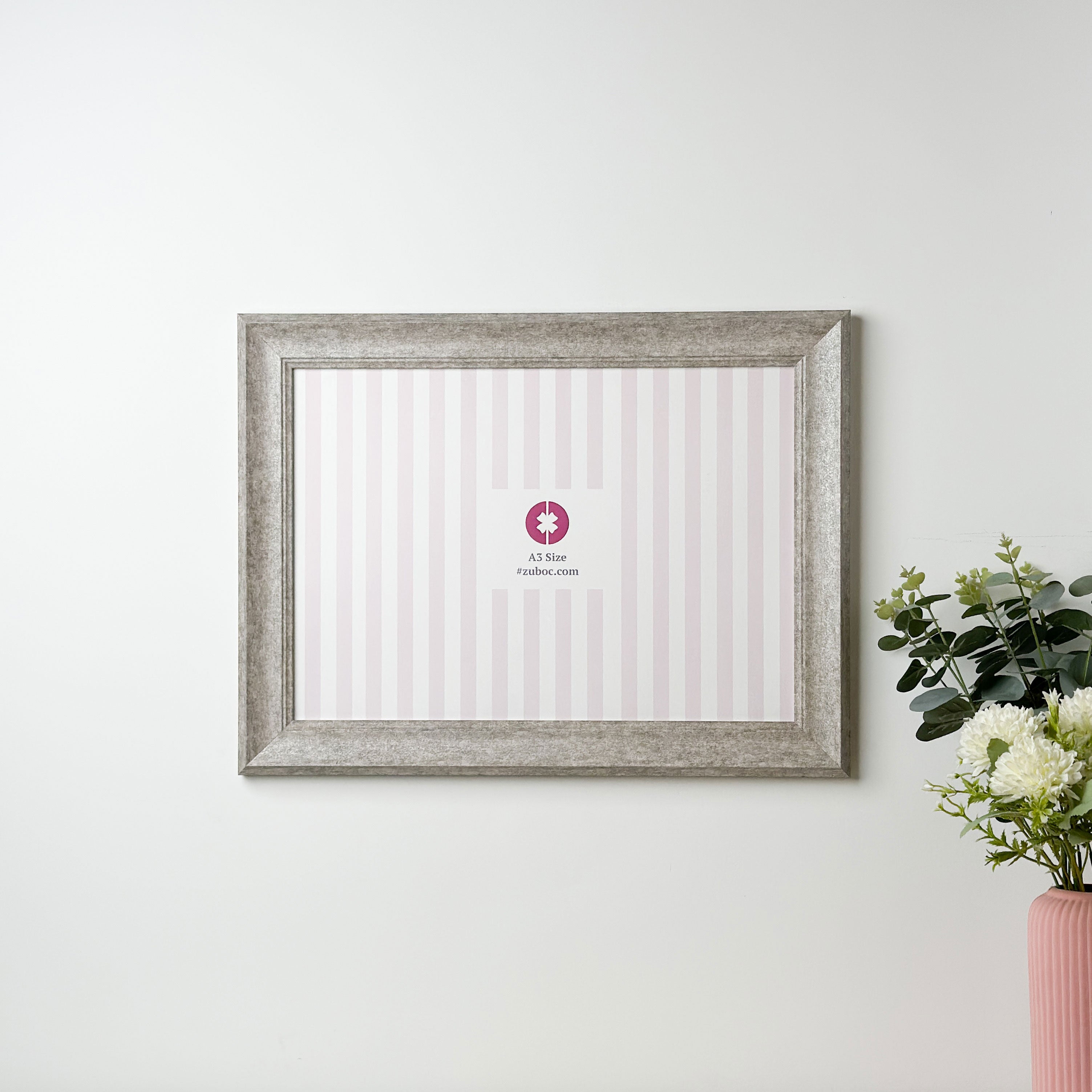 Grey Vintage Photo Frame (A3)