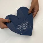 Heart Envelope with Custom "Thank You" Note (set of 50)