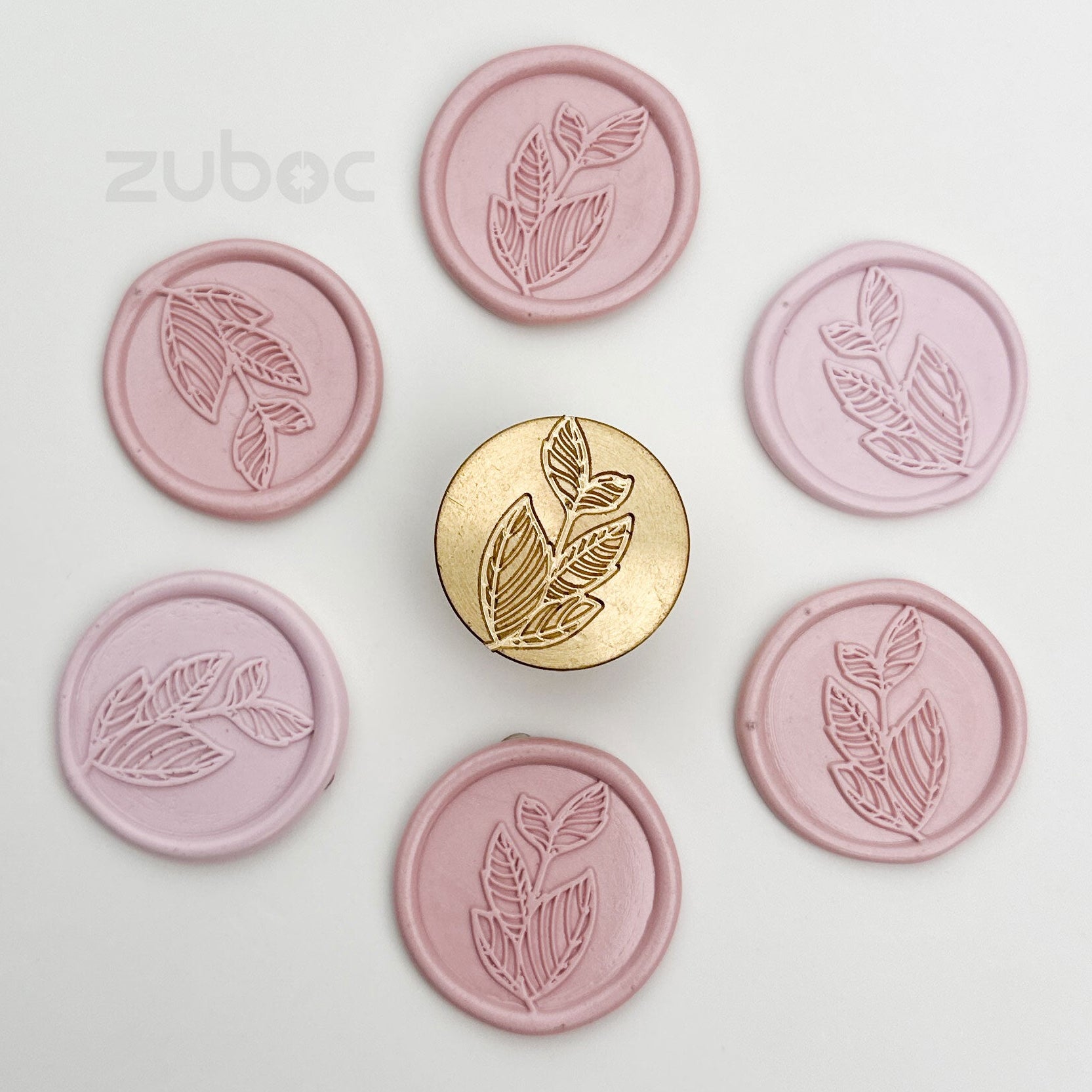 Brown wax stamp for DIY projects