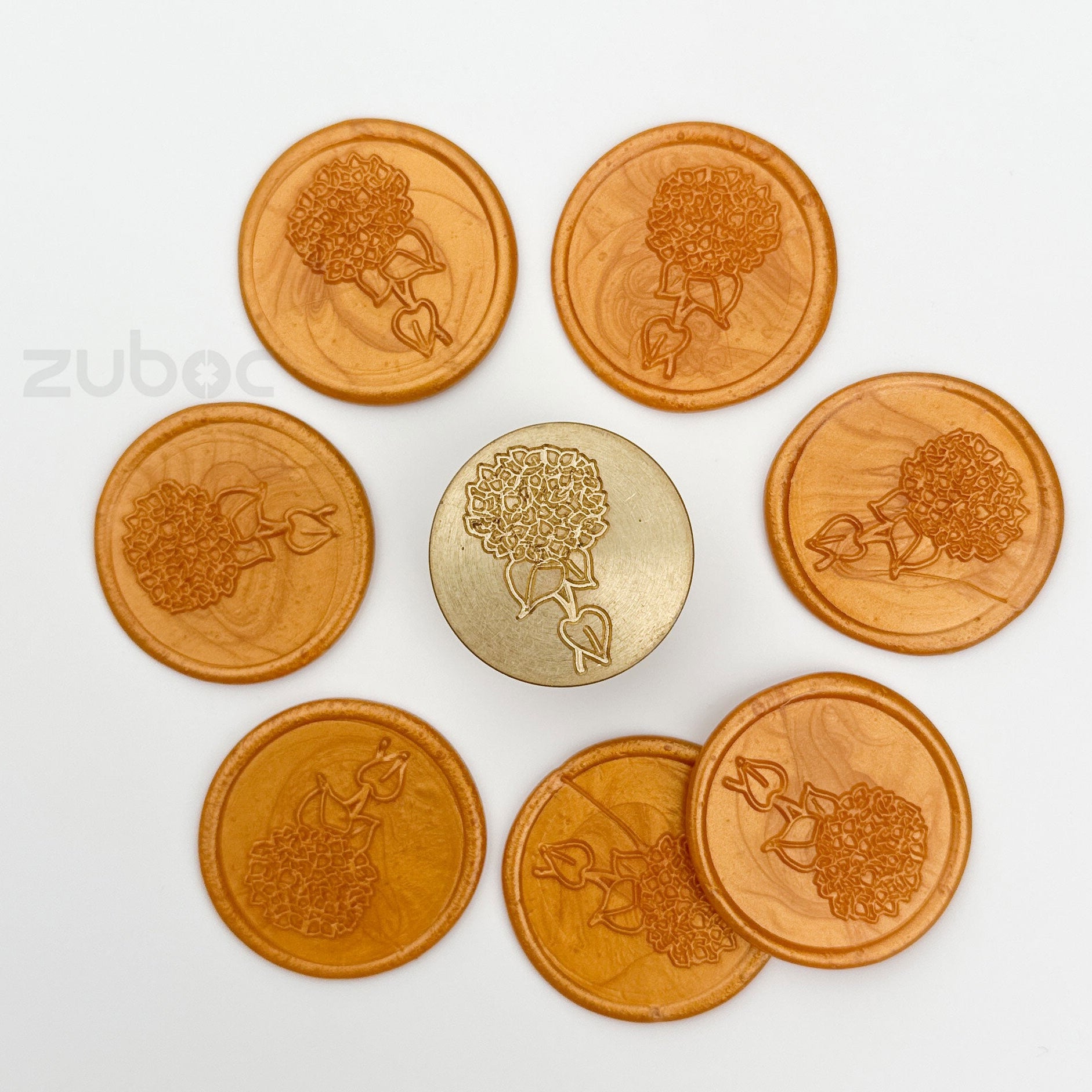 Brown wax stamp for DIY projects