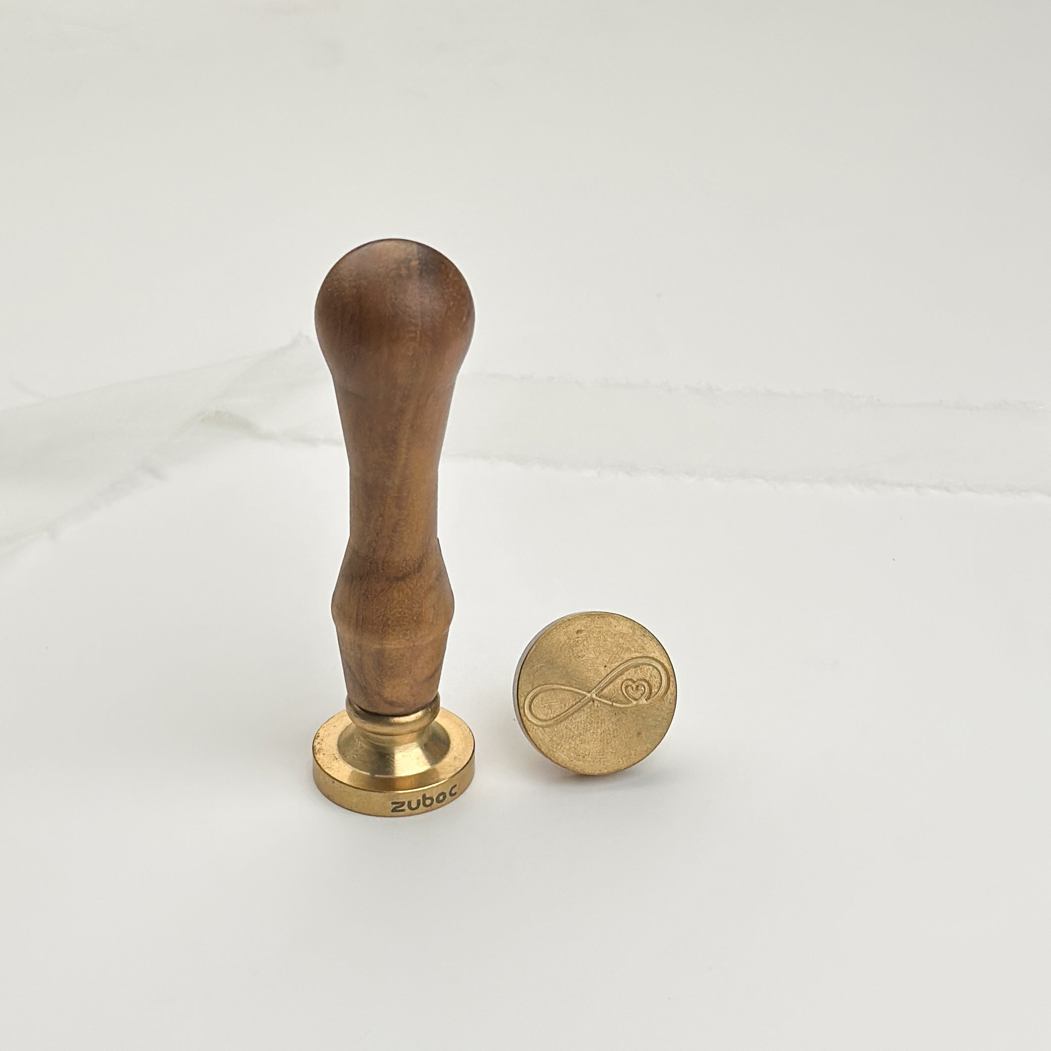 Infinity Love Wax Stamp with Wooden Handle