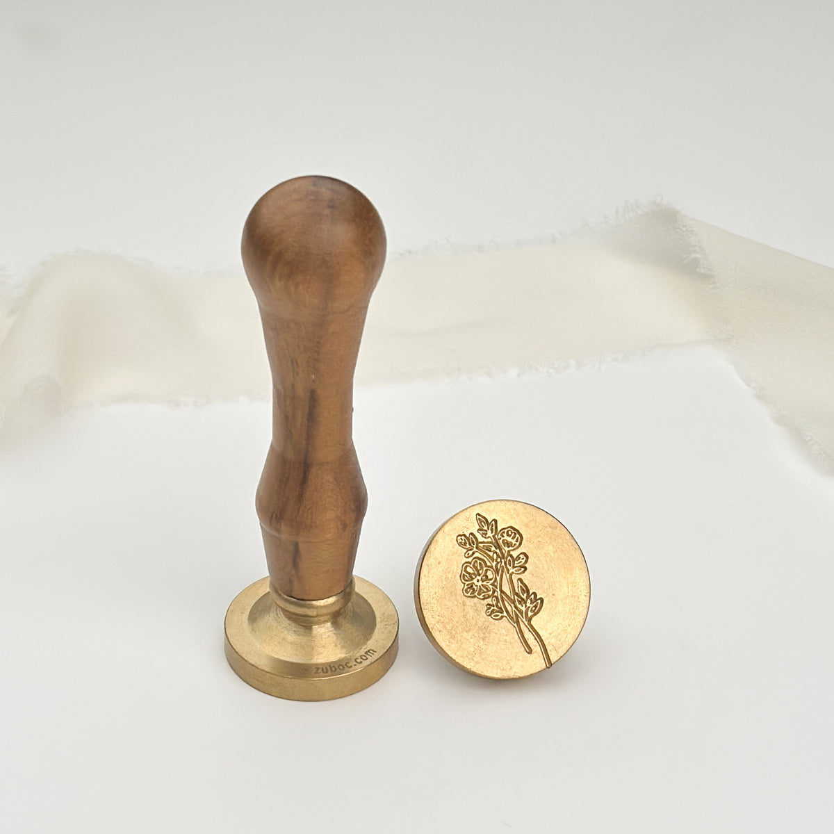Inflorescence Wax Stamp with Wooden Handle