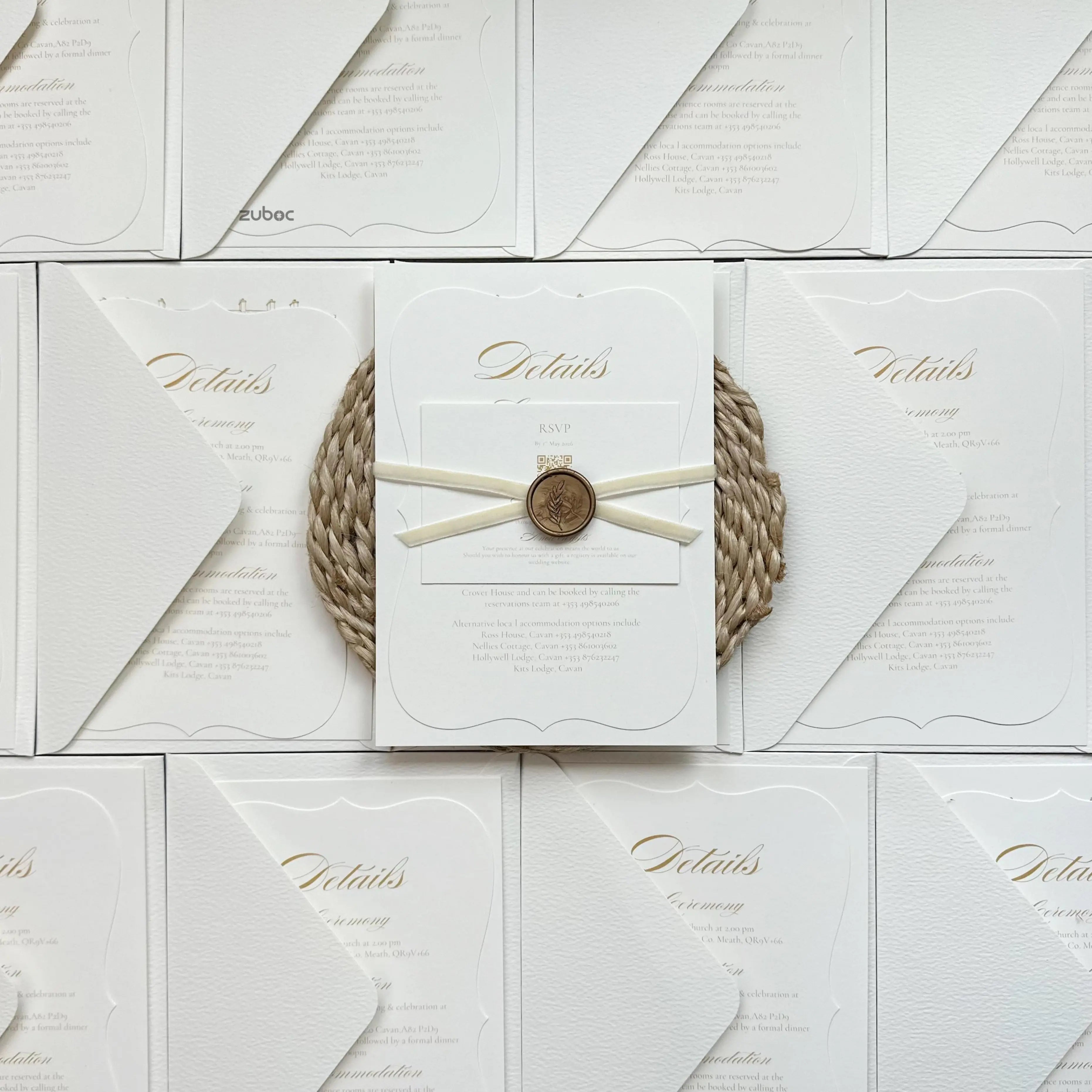 Ever & Ever Wedding Invitation suits (Set of 50)