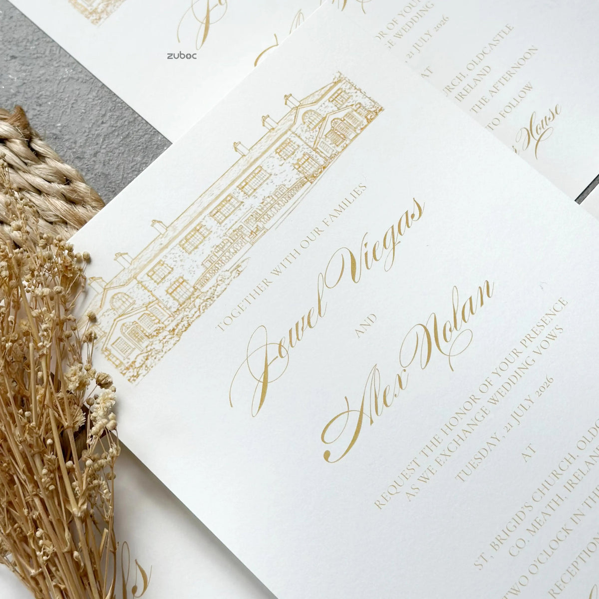 Ever & Ever Wedding Invitation suits (Set of 50)