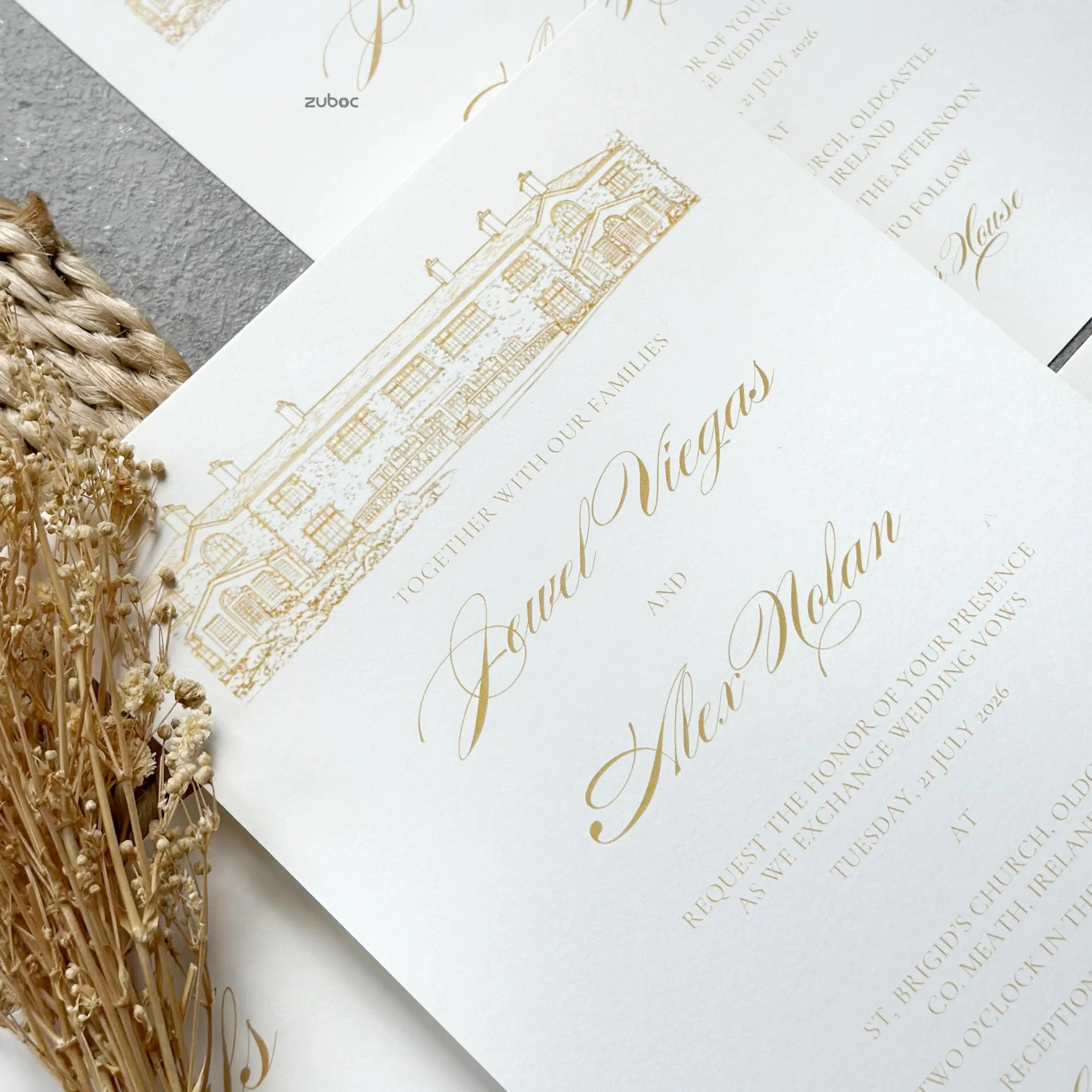 Ever & Ever Wedding Invitation suits (Set of 50)