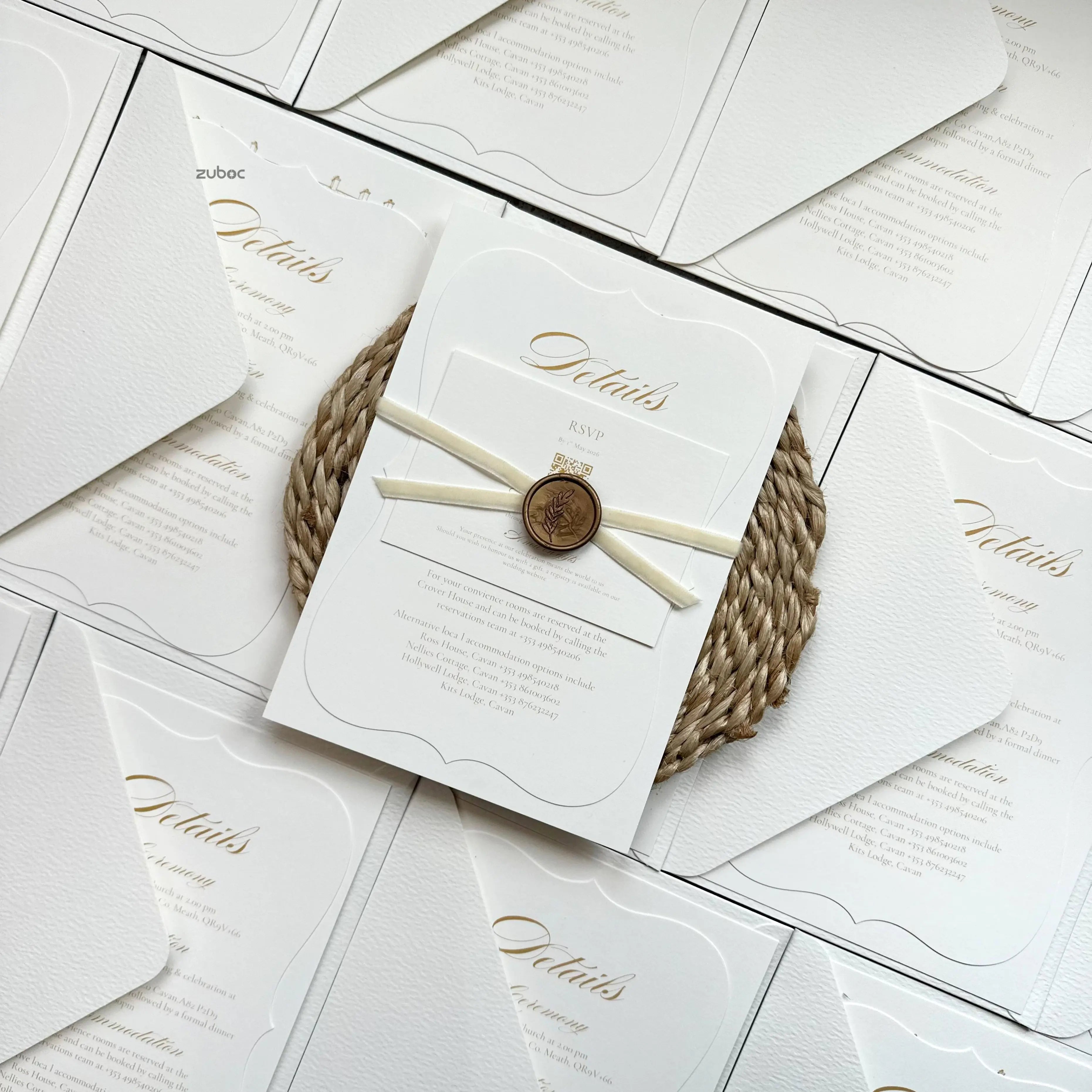 Ever & Ever Wedding Invitation suits (Set of 50)