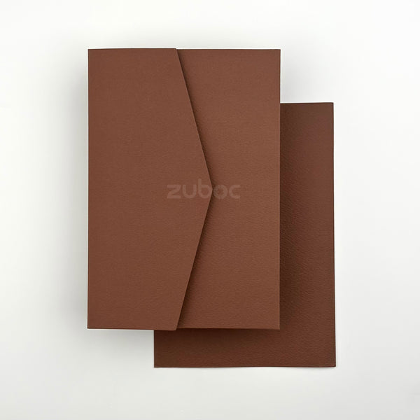 Chocolate brown invitation envelope C5 for personalized gifts
