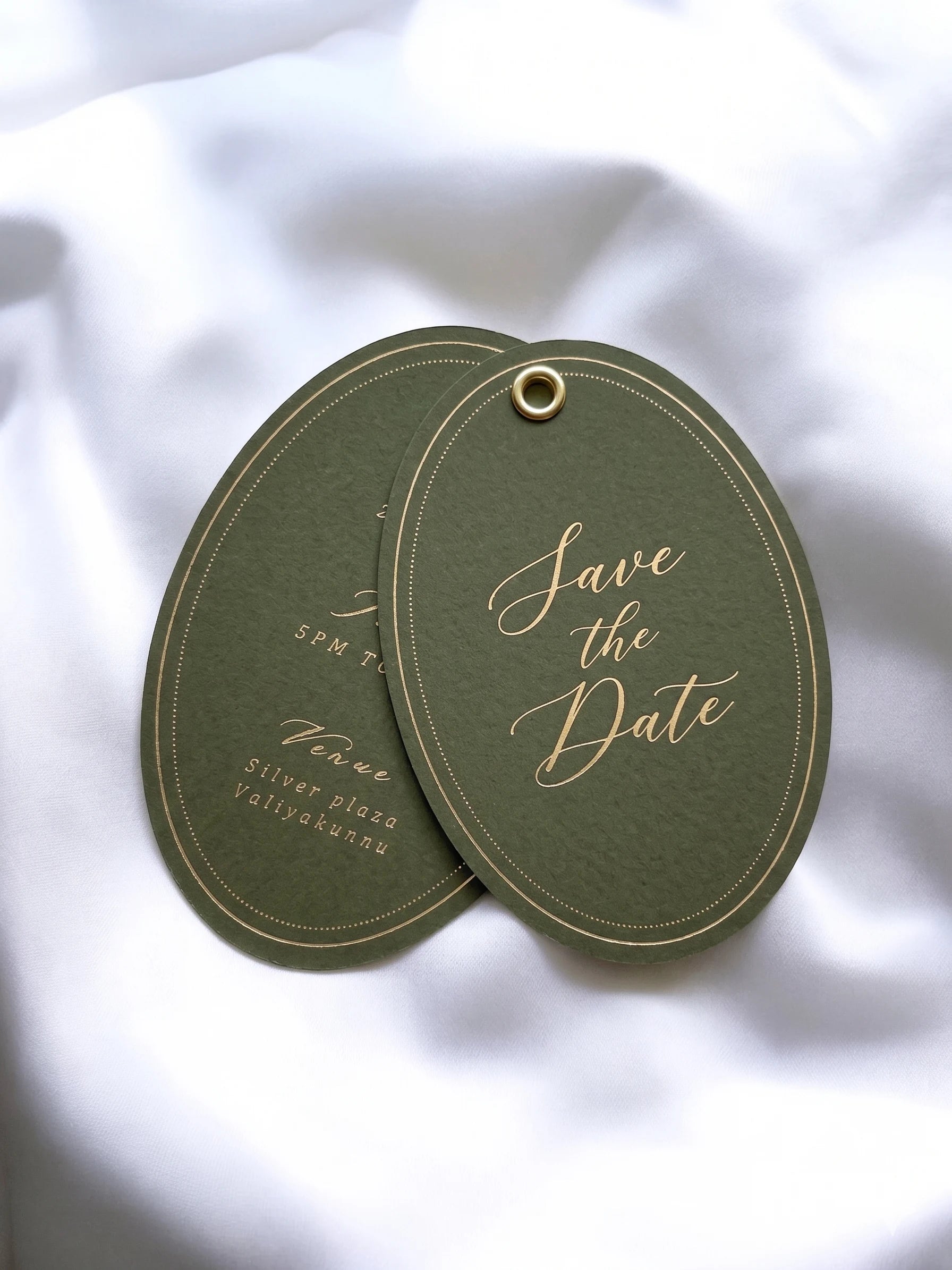 Olive Heirloom Wedding Invitation (Set of 50)