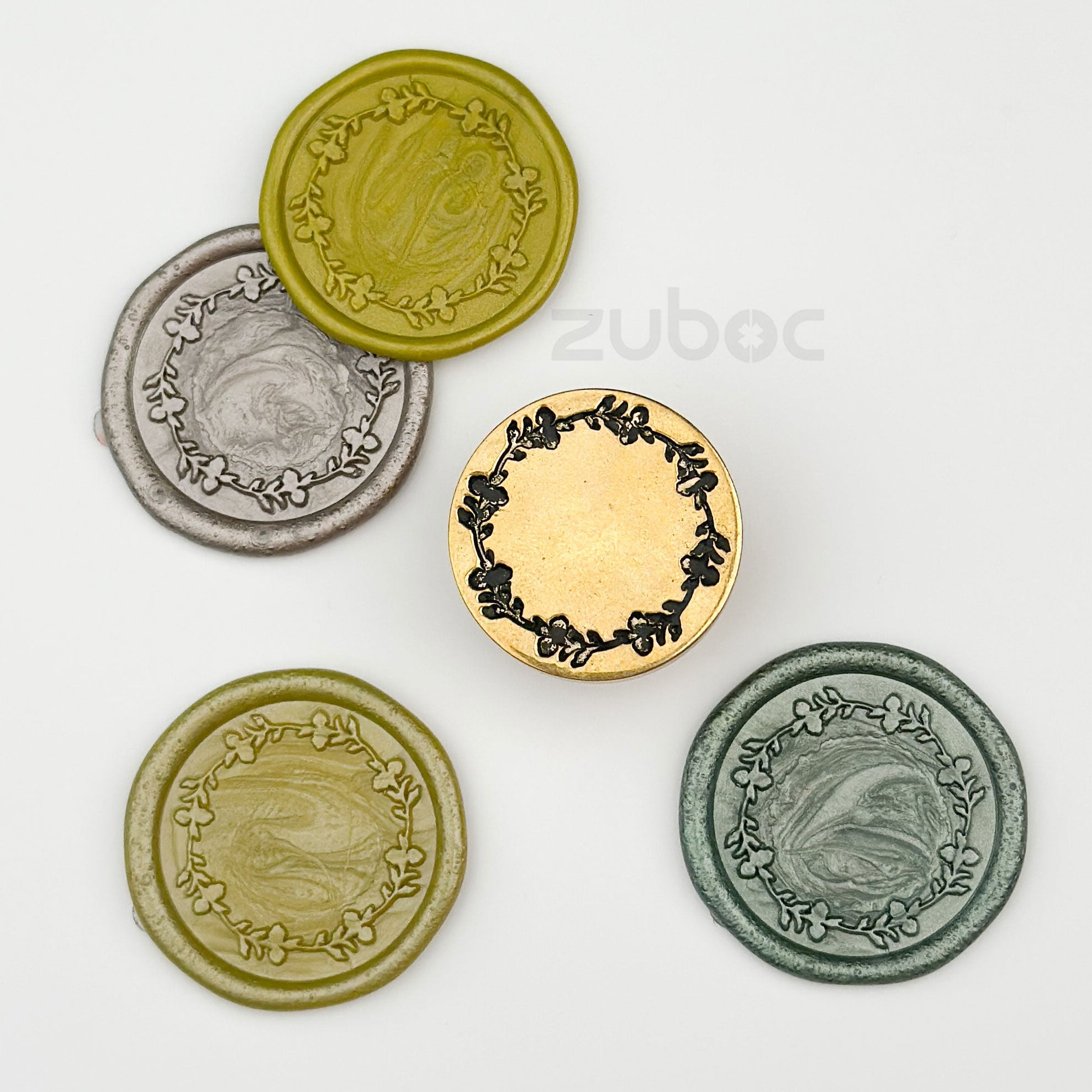 Brown wax stamp for DIY projects