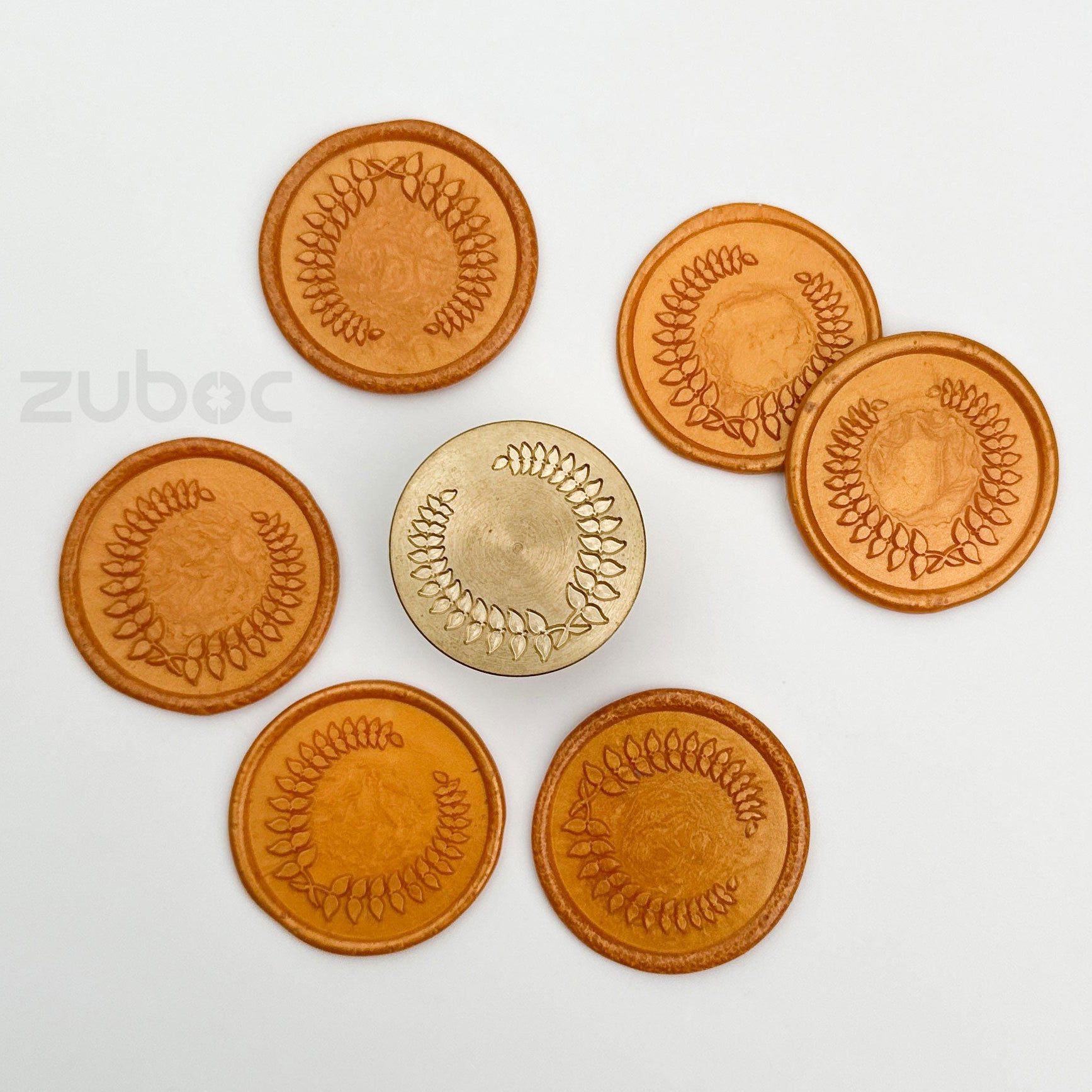 Brown wax stamp for DIY projects