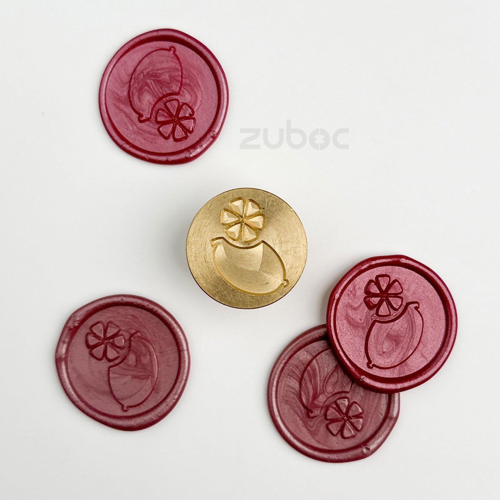 Lemon wax stamp for DIY projects