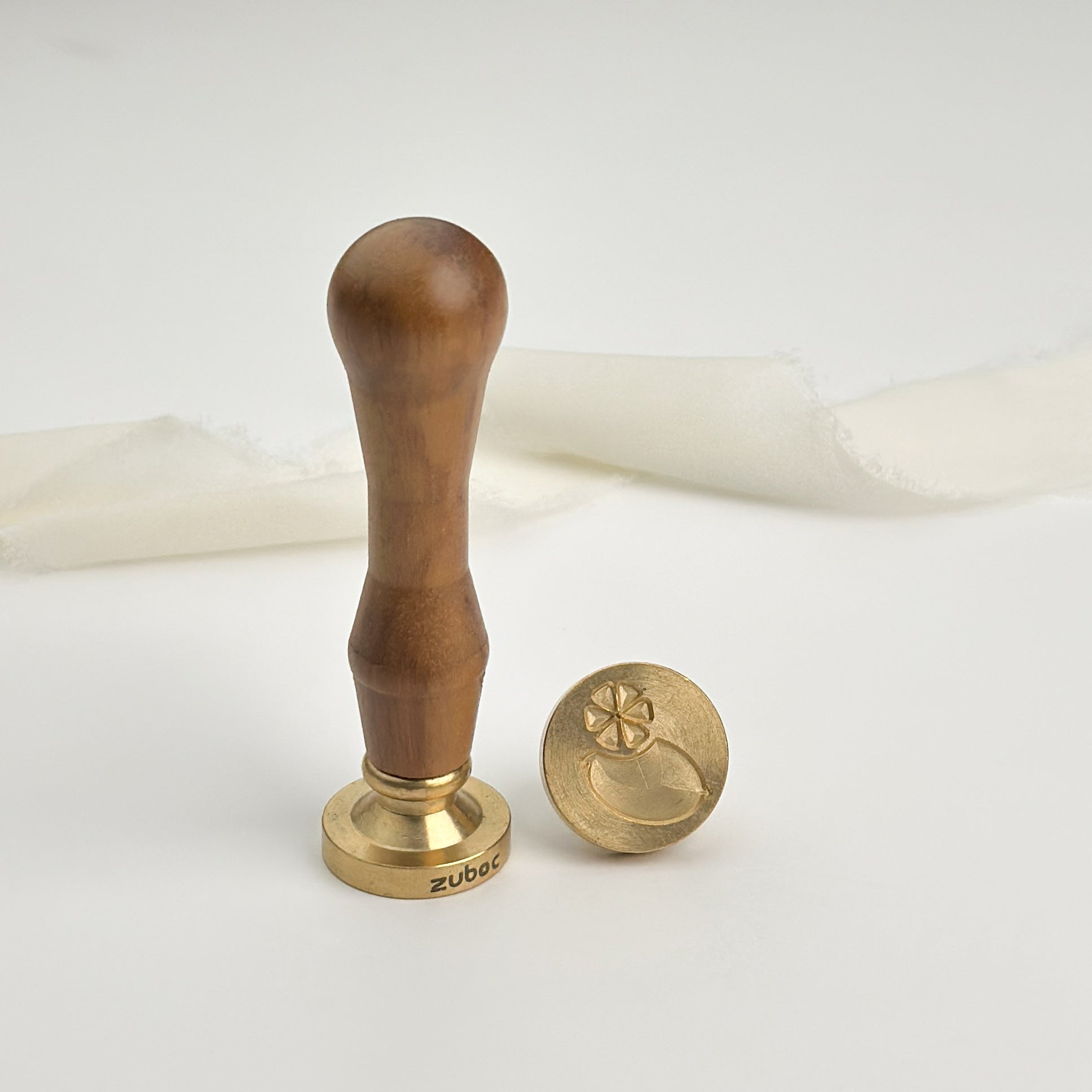 Lemon-2 Wax Stamp with Wooden Handle