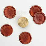 Let's Party Wax Stamp with Wooden Handle