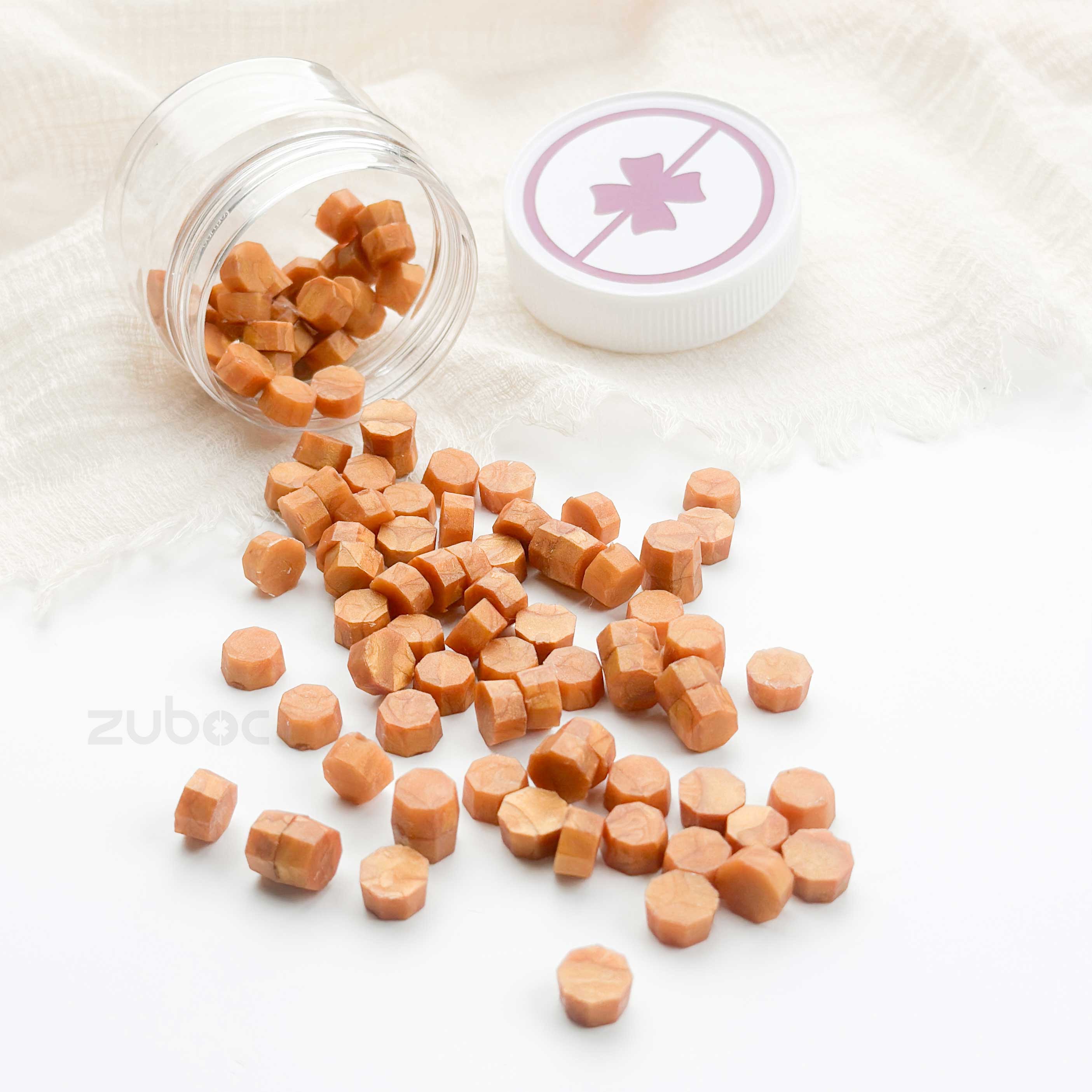 Light Gold Wax Beads - 30 Grams
