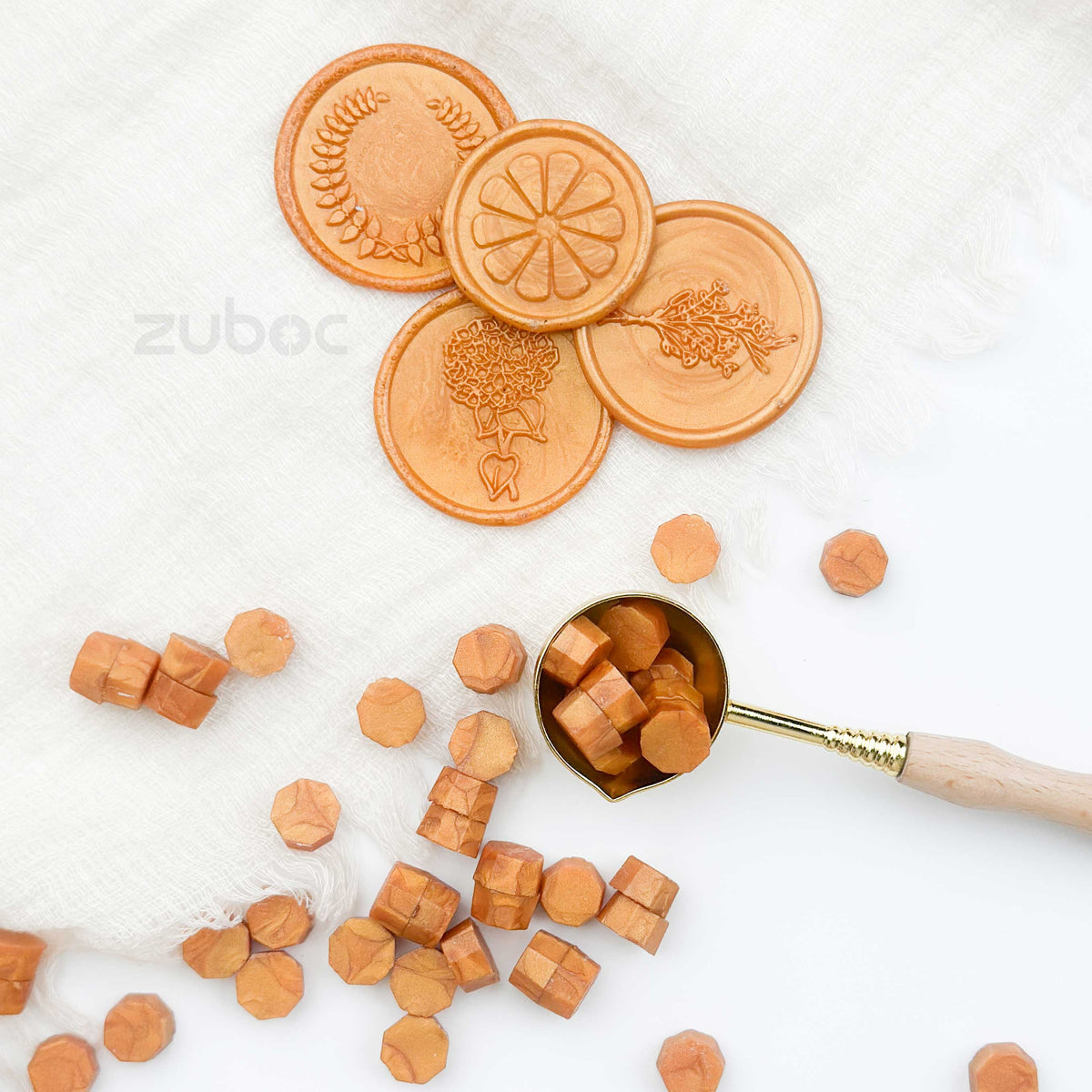 Light Gold Sealing Wax Beads 30g