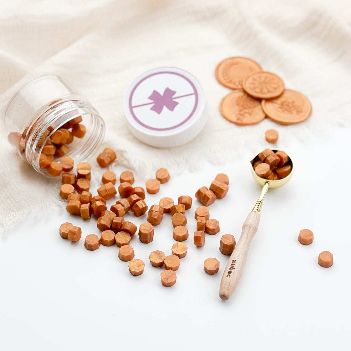 Light Gold Sealing Wax Beads 30g