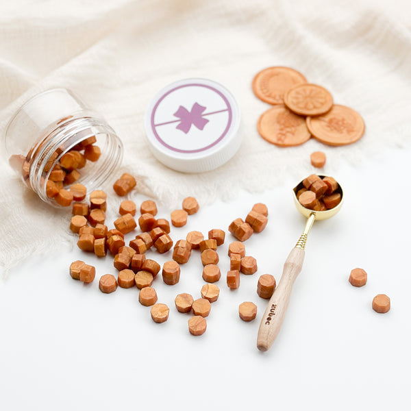 Light Gold Sealing Wax Beads 30g