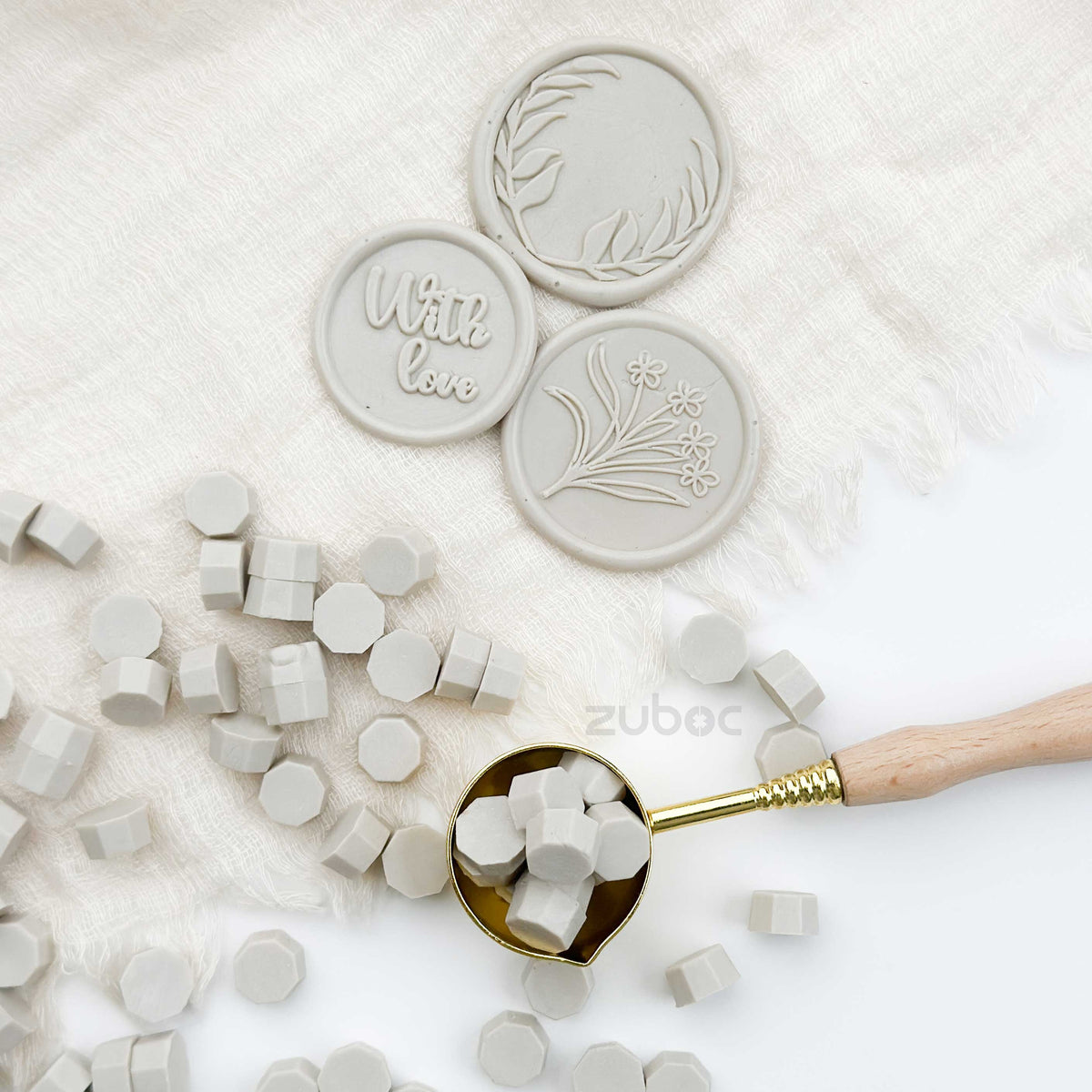 Light Gray Sealing Wax Beads 30g
