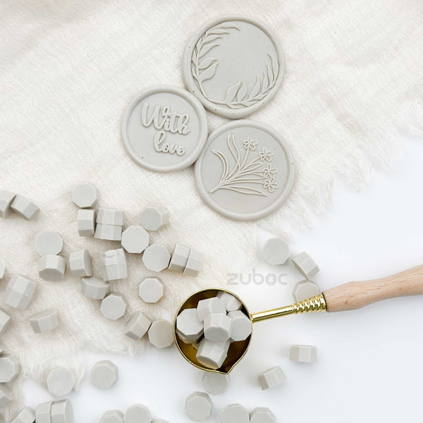 Light Gray Sealing Wax Beads 30g